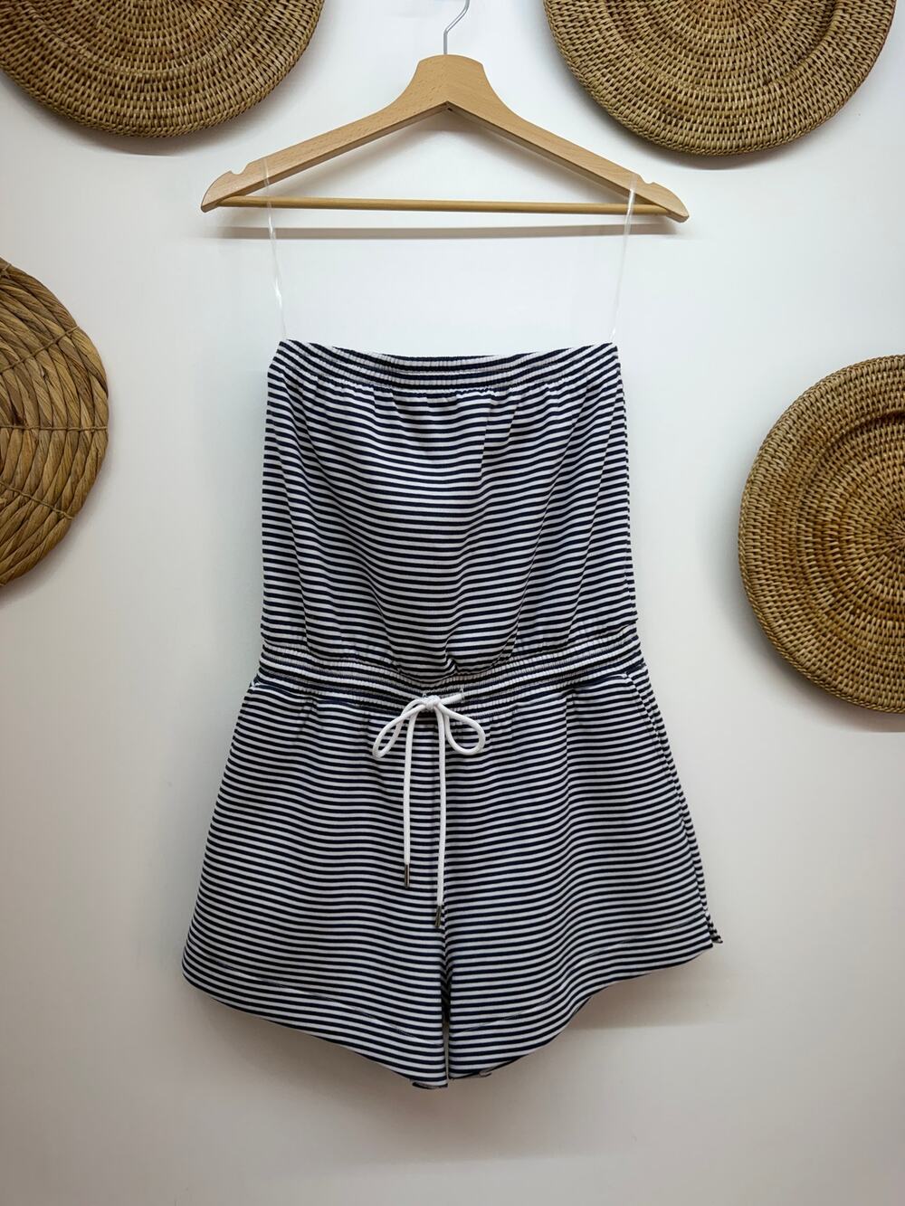 Abercrombie YPB NeoKnit Strapless Romper Small